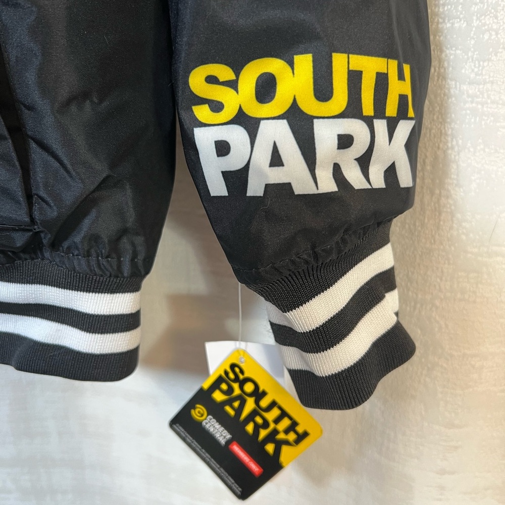 Members Only NWT Size Small South Park Nickelodeon Animated Black Bomber Jacket - Picture 5 of 13